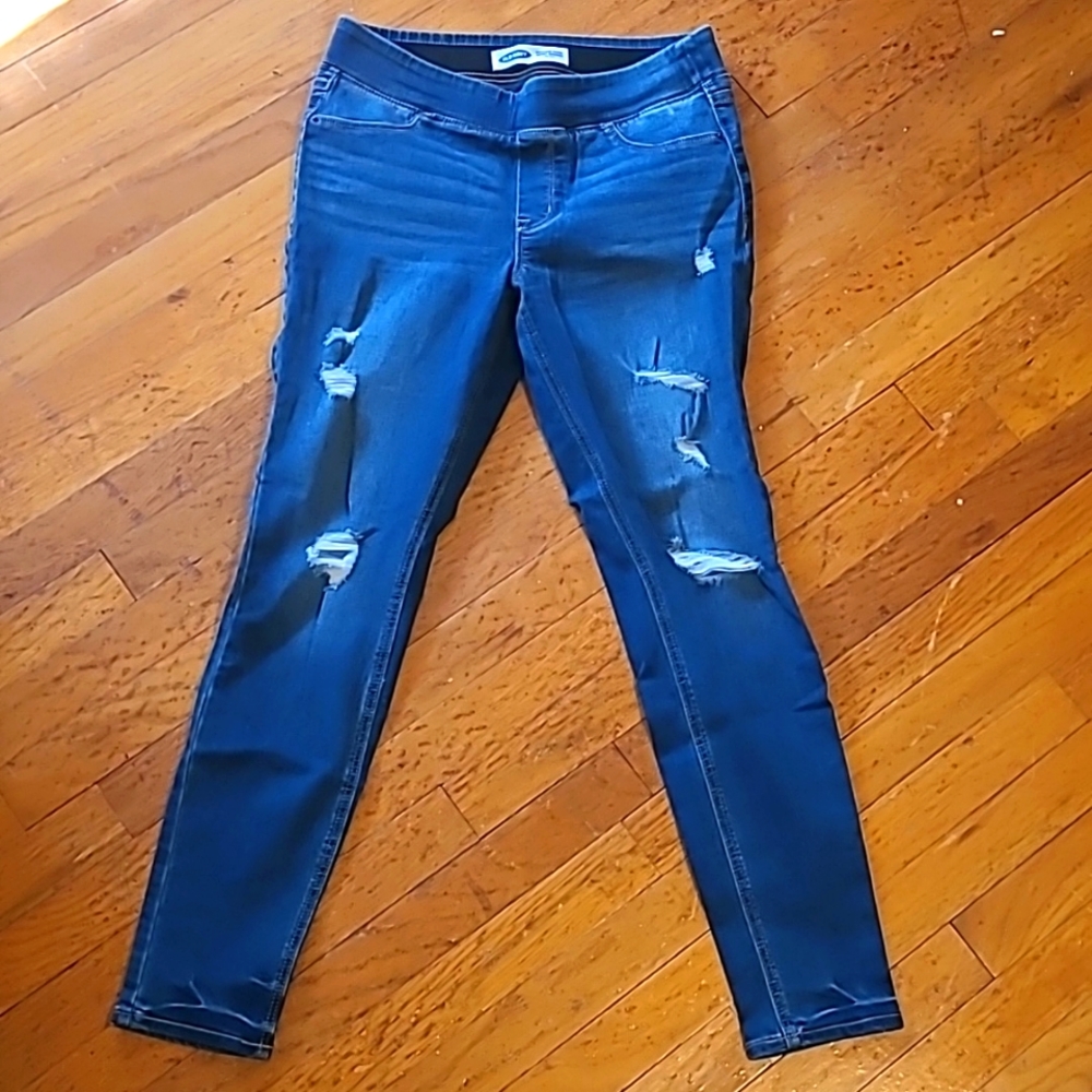 Old Navy Rockstar Super Skinny Jeggings Size 8